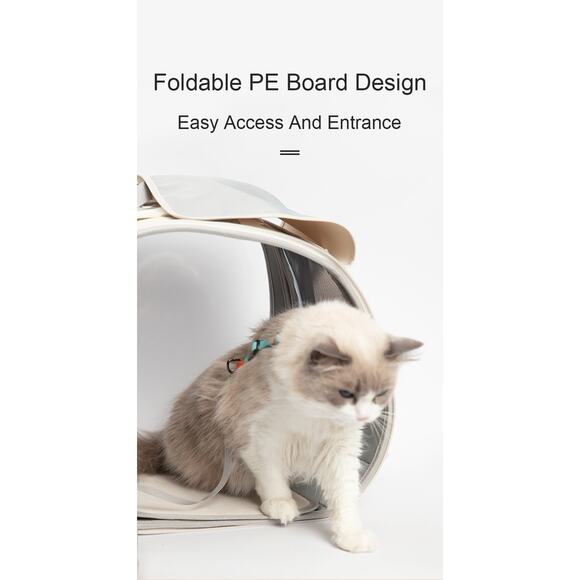 Pet Cat Dog Backpack Carrier With Clear View - Picture 9 of 10